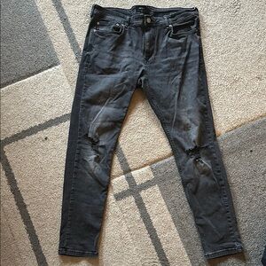 Forever 21 Men's Slim Jeans - Dark Gray